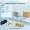 imageROVSUN 12000 BTU Mini Split Air Conditioner ampamp Heater with Smart APP Control 21 SEER2 115V Energy Saving Inverter Ductless Wall AC Unit with PreCharged Condenser Heat Pump ampamp Installation Kit Black9000BTU 115V  19 SEER2