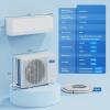 imageROVSUN 12000 BTU Smart WIFI Mini Split ACHeating System with Inverter ampamp APP Control 23 SEER2 Ductless Split Air Conditioner with PreCharged Condenser Heat Pump ampamp Installation Kit 115V18000 BTU  230V  23 SEER2 WIFI