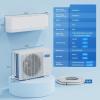 imageROVSUN 12000 BTU Smart WIFI Mini Split ACHeating System with Inverter ampamp APP Control 23 SEER2 Ductless Split Air Conditioner with PreCharged Condenser Heat Pump ampamp Installation Kit 115V12000 BTU  115V  23 SEER2 WIFI