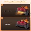 imageROVSUN 18 Electric Fireplace Insert wRemote ampamp WiFi Control Faux Fireplace Logs wTimer Overheat Protection Adjustable Flame and Brightness CSA Listed for Home Living Room Bedroom 1400W18 W