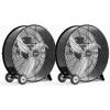 imageROVSUN 20 Floor Fans High Velocity Heavy Duty Metal Industrial Floor Fan for Commercial ampamp Residential High Power Fan w 90180 Adjustable Tilt Metal Fan for Garage Gym Home Bedroom BlackBlack
