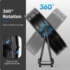 imageROVSUN 20 Floor Fans High Velocity Heavy Duty Metal Industrial Floor Fan for Commercial ampamp Residential High Power Fan w 90180 Adjustable Tilt Metal Fan for Garage Gym Home Bedroom BlackBlack