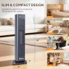 imageROVSUN 23H Electric Space Heater wRemote Control Portable Tower Heater w 70 Oscillating Timer Adjustable Thermostat Tipover ampamp Overheat Protection for Indoor Use Bedroom Living Room 1500W30H