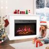 imageROVSUN 23quot Electric Fireplace Inserts with APP ampamp Remote Control 1400W Recessed Stove Heater with 8H Timer 6 Flame Colors 5 Brightness for Indoor Use ETL26 inch