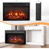 imageROVSUN 23quot Electric Fireplace Inserts with APP ampamp Remote Control 1400W Recessed Stove Heater with 8H Timer 6 Flame Colors 5 Brightness for Indoor Use ETL26 inch