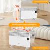 imageROVSUN 2in1 WallMounted Electric Space Heater with Towel Bar Wall Heater with Easy Knob Control ampamp 3 Heating Settings Over Heat ampamp Tipover Protection for Indoor Use Bedroom Office Home 1500WWhiteRemote Control