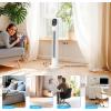 imageROVSUN 34quot Tower Fan with Remote Control Bladeless Floor Fan with 3 Modes 3 Speeds ampamp Digital Display Standing Fan with Oscillating 9H Timer Quiet Fan for Cooling Bedroom Home Office342pack