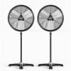 imageROVSUN 20 Inch Industrial Pedestal Fan5000CFM High Velocity and Heavy Duty Standing Fan Low Noise Metal Fan with Onetouch Oscillating Function Adjustable Height for Shop Patio Garage UL Listed202pack