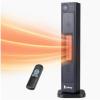 imageROVSUN 23H Electric Space Heater wRemote Control Portable Tower Heater w 70 Oscillating Timer Adjustable Thermostat Tipover ampamp Overheat Protection for Indoor Use Bedroom Living Room 1500W30H