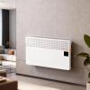 imageROVSUN 2in1 WallMounted Electric Space Heater with Towel Bar Wall Heater with Easy Knob Control ampamp 3 Heating Settings Over Heat ampamp Tipover Protection for Indoor Use Bedroom Office Home 1500WWhiteRemote Control