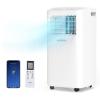imageROVSUN WiFi Enabled Smart 8000 BTU Portable Air Conditioner with Remote ampamp APP Control 3in1 Cooler Dehumidifier ampamp Fan Powerful Room Mobile AC Unit with Rolling Wheels ampamp Easy Installation Kit10000BTU ACWIFI