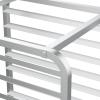 imageROVSUN 10Tiers Sheet Bun Pan Speed Bakery Tray Racks Commercial Stainless Steel Baking Racks with Brake Wheels Push Bread Tray Food Cart Perfect for KitchenDining Rooms20Tier
