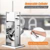 imageROVSUN 11LBS5L Manual Sausage Stuffer Two Speed Stainless Steel Vertical Sausage Maker Meat Filling Machine with 5 Stuffing Tubes for Commercial and Home3L