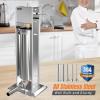 imageROVSUN 11LBS5L Manual Sausage Stuffer Two Speed Stainless Steel Vertical Sausage Maker Meat Filling Machine with 5 Stuffing Tubes for Commercial and Home7L