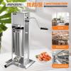 imageROVSUN 11LBS5L Manual Sausage Stuffer Two Speed Stainless Steel Vertical Sausage Maker Meat Filling Machine with 5 Stuffing Tubes for Commercial and Home5L