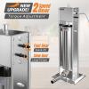 imageROVSUN 11LBS5L Manual Sausage Stuffer Two Speed Stainless Steel Vertical Sausage Maker Meat Filling Machine with 5 Stuffing Tubes for Commercial and Home7L