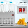 imageROVSUN 144 Gal54L Commercial Beverage Dispenser 18L X 3 Tanks Commercial Juice Dispenser Cold Drink Dispenser Stainless Steel with Thermostat Controller for Home Restaurant Bar Party 110V60HZ144 Gal