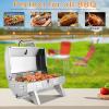 imageROVSUN 20000 BTU Portable Gas Grill Large 2 Burner Tabletop Propane Grill with Foldable Legs Regulator ampamp Full Stainless Steel for Outdoor Picnic Camping Trip Tailgating Patio Garden BBQ Home Use12000BTU Grill
