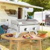 imageROVSUN 20000 BTU Portable Gas Grill Large 2 Burner Tabletop Propane Grill with Foldable Legs Regulator ampamp Full Stainless Steel for Outdoor Picnic Camping Trip Tailgating Patio Garden BBQ Home Use20000BTU Grill