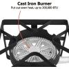imageROVSUN 200000 BTU Powerful Propane Burner High Pressure Portable Single Gas Stove Cooker with Adjustable Height ampamp 20psi Regulator for Outdoor Camp Cooking Home Brewing Turkey Frying Maple Syrup Boil200 000BTU