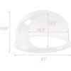 imageROVSUN 21 Inch Cotton Candy Machine Cover Acrylic Dome Bubble Shield for Commercial Candy Floss Maker Machine ClearCover