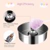 imageROVSUN 21 Inch Cotton Candy Machine Cover Acrylic Dome Bubble Shield for Commercial Candy Floss Maker Machine ClearPinkwithout Cover