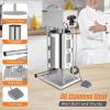 imageROVSUN 243LBS15L Electric Sausage Stuffer Adjustable Speed Stainless Steel Sausage Maker Meat Stuffer Heavy Duty Vertical Electric Stuffer Sausage Filler with 5 Stuffing Tubes Home ampamp Commercial30L