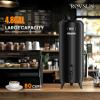 imageROVSUN 32 Gallon Insulated Beverage Dispenser Stainless Steel Hot and Cold Drink Dispenser Ice and Hot Drink Server wSpigot Hot and Cold Beverage Server for Coffee Tea Milk ampamp JuiceBlack