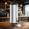 imageROVSUN 32 Gallon Insulated Beverage Dispenser Stainless Steel Hot and Cold Drink Dispenser Ice and Hot Drink Server wSpigot Hot and Cold Beverage Server for Coffee Tea Milk ampamp JuiceSilver