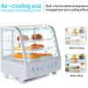 imageROVSUN 35 CuFt Commercial Display Refrigerator ETL NSF Certified Refrigerator Display Case Countertop Pastry Display Case wLED Aircooling Automatic Defrost Rear Sliding Door for Cafe Restaurant35 CuFtWhite