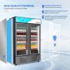 imageROVSUN 35 CuFt Commercial Refrigerator Display Refrigerator ETL NSF Certified Commercial Beverage Cooler Glass Door Merchandiser Drink Fridge wAdjustable Shelves LED Light for Bar Restaurant35 CuFt