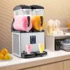 imageROVSUN 4 Gallon15L Commercial Slushy Machine Margarita Machine Slushie Machine Frozen Drink Machine Efficient Cooling Stainless Steel for Home Restaurant Bar Party Cafes 110V60HZ8 Gallon