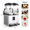imageROVSUN 4 Gallon15L Commercial Slushy Machine Margarita Machine Slushie Machine Frozen Drink Machine Efficient Cooling Stainless Steel for Home Restaurant Bar Party Cafes 110V60HZ8 Gallon