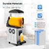 imageROVSUN 4 Gallon15L Commercial Slushy Machine Margarita Machine Slushie Machine Frozen Drink Machine Efficient Cooling Stainless Steel for Home Restaurant Bar Party Cafes 110V60HZ4 Gallon