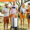 imageROVSUN 44QT Stainless Steel Seafood Boil Pot with Strainer Basket Lid ampamp Hook Versatile Stock Pot for Crab Lobster Shrimp Boiling HeavyDuty Turkey Fryer for Outdoor Cooking ampamp Gatherings30QT