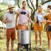 imageROVSUN 44QT Stainless Steel Seafood Boil Pot with Strainer Basket Lid ampamp Hook Versatile Stock Pot for Crab Lobster Shrimp Boiling HeavyDuty Turkey Fryer for Outdoor Cooking ampamp Gatherings36QT