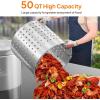imageROVSUN 44QT Stainless Steel Seafood Boil Pot with Strainer Basket Lid ampamp Hook Versatile Stock Pot for Crab Lobster Shrimp Boiling HeavyDuty Turkey Fryer for Outdoor Cooking ampamp Gatherings50QT