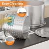 imageROVSUN 44QT Stainless Steel Seafood Boil Pot with Strainer Basket Lid ampamp Hook Versatile Stock Pot for Crab Lobster Shrimp Boiling HeavyDuty Turkey Fryer for Outdoor Cooking ampamp Gatherings102QT