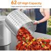imageROVSUN 44QT Stainless Steel Seafood Boil Pot with Strainer Basket Lid ampamp Hook Versatile Stock Pot for Crab Lobster Shrimp Boiling HeavyDuty Turkey Fryer for Outdoor Cooking ampamp Gatherings62QT