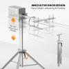 imageROVSUN 46quot Electric Rotisserie Grill Pig Lamb Spit Roaster Stand Rotisserie 176 Lbs Capacity with Adjustable Height BBQ Charcoal Rotisserie Grill Kit Stainless Steel for Outdoor Party Camping