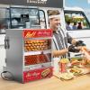 imageROVSUN 49QT46L Hot Dog Steamer 2Tier Hut Steamer Hot Dog Steamer Bun Warmer Cooker 270 Hot Dogs ampamp 58 Buns Capacity with Drawer Removable Shelves Food Clip for Party Event Concession Stand49QT