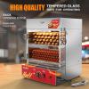 imageROVSUN 49QT46L Hot Dog Steamer 2Tier Hut Steamer Hot Dog Steamer Bun Warmer Cooker 270 Hot Dogs ampamp 58 Buns Capacity with Drawer Removable Shelves Food Clip for Party Event Concession Stand49QT