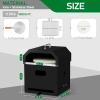 imageROVSUN 4in1 12 Pizza Oven Included Pizza Stone Pizza Peel 2Layer Detachable Outside Oven Portable Cooking Rack for Camping Baking and Barbecue