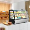 imageROVSUN 57 CuFt Refrigerated Display Case Commercial Countertop Refrigerator ETL NSF Certified Display Refrigerator wLED Automatic Defrosting Aircooling Rear Sliding Door for Cafe Restaurant