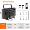 imageROVSUN 7500W Electric Garage Heater with Remote ampamp APP Control Digital FanForced Ceiling Mount Heater with Thermostat 12H Timer ampamp Overheat Protection 240V Hardwired for Workshop FactoryBlack