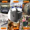 imageROVSUN 7500W Electric Garage Heater with Remote ampamp APP Control Digital FanForced Ceiling Mount Heater with Thermostat 12H Timer ampamp Overheat Protection 240V Hardwired for Workshop FactoryBlack