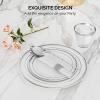 imageROVSUN 800Piece Silver Disposable Dinnerware Set for 100 Guests  Elegant Plastic Plates Napkins Silverware Dessert Plates Cups StrawsSilver
