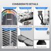 imageROVSUN Commercial Slushy Machine 15L X 2 Tanks Slushie Machine Frozen Drink Machine 8 Gal30L Margarita Machine Efficient Cooling Stainless Steel for Home Restaurant Bar Party Cafes 110V60HZ4Gal x 2