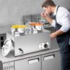 imageROVSUN Electric Soup Warmer 22QT Commercial Food Warmer Steam Table Countertop Bain Marie with Three 74QT Pots 86185F Adjustable Temperature Lid and Tap for Buffet Restaurant 1200W74 QTx2