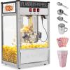 imageROVSUN Popcorn Machine with 8 Ounce Kettle Makes Up to 32 Cups Commercial Popcorn Machine Countertop Popcorn Maker wStainless Steel Scoop Oil Spoon ampamp 3 Popcorn Cups for Home Movie Theater ETLBlack